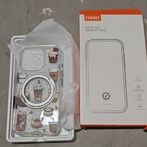 Nwt Coffee-Themed Smartphone Case Iphone 6.3"